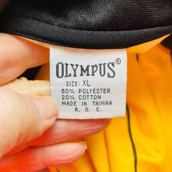 Olympus Official Sports Soccer Referee Jerseys (2) Size XL Blue Yellow Stripe - Picture 8 of 14